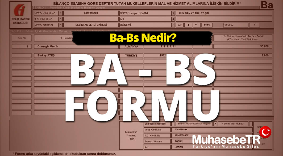 Ba-Bs Nedir? Ba-Bs Formu Hakknda Sorular ve Cevaplar